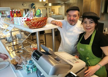 Kantina på Sentrum VGS - Klikk for stort bilde